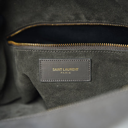 Saint Laurent Calfskin Classic Duffle 6 Earth 5 of 13