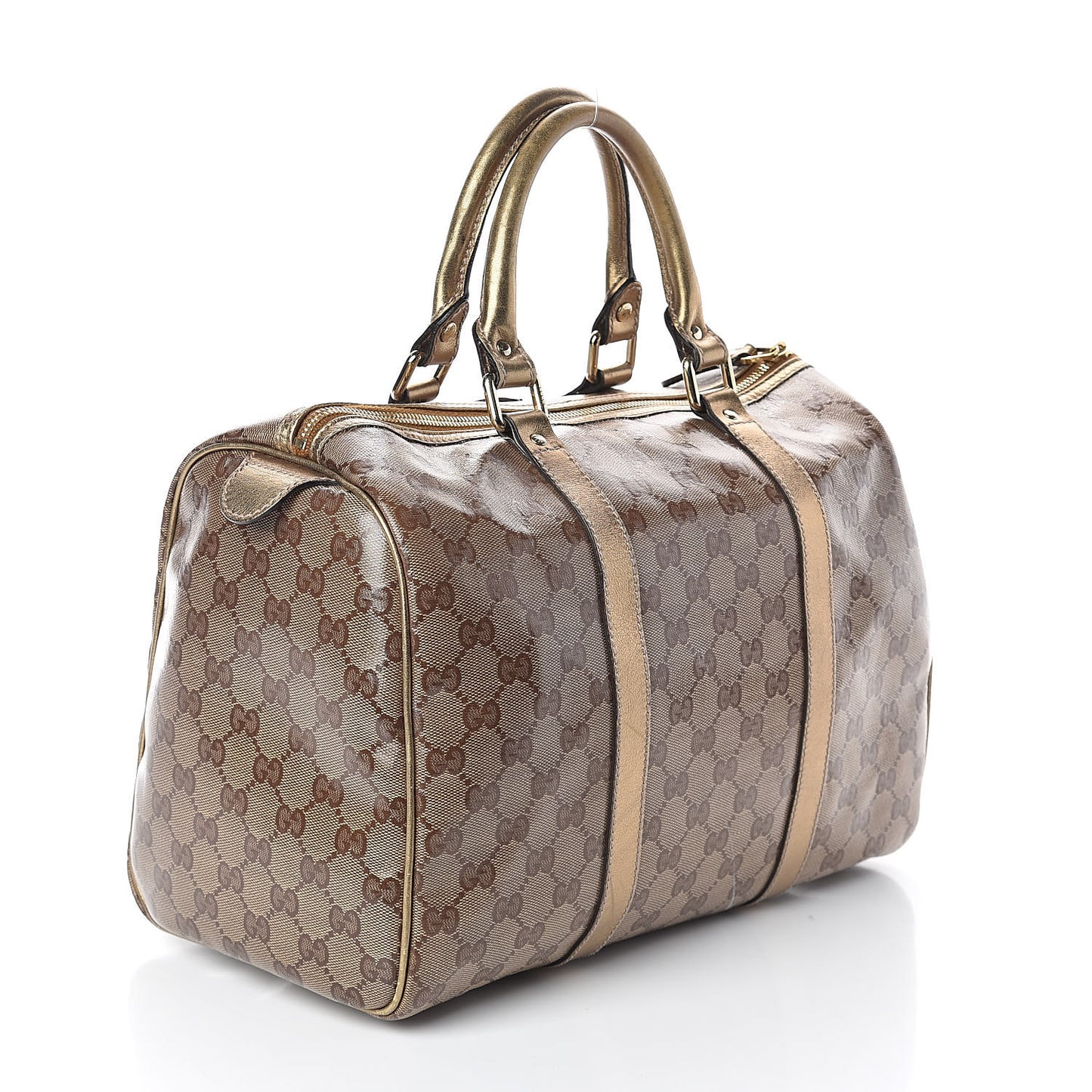 Crystal Monogram Medium Joy Boston Bronze