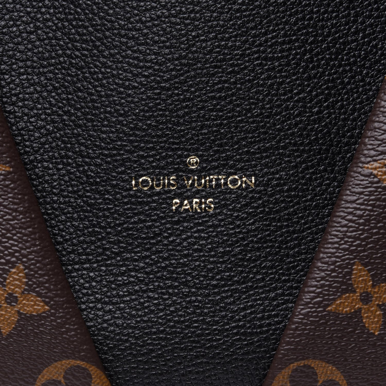 Louis Vuitton Monogram V Tote MM Black 6 of 12