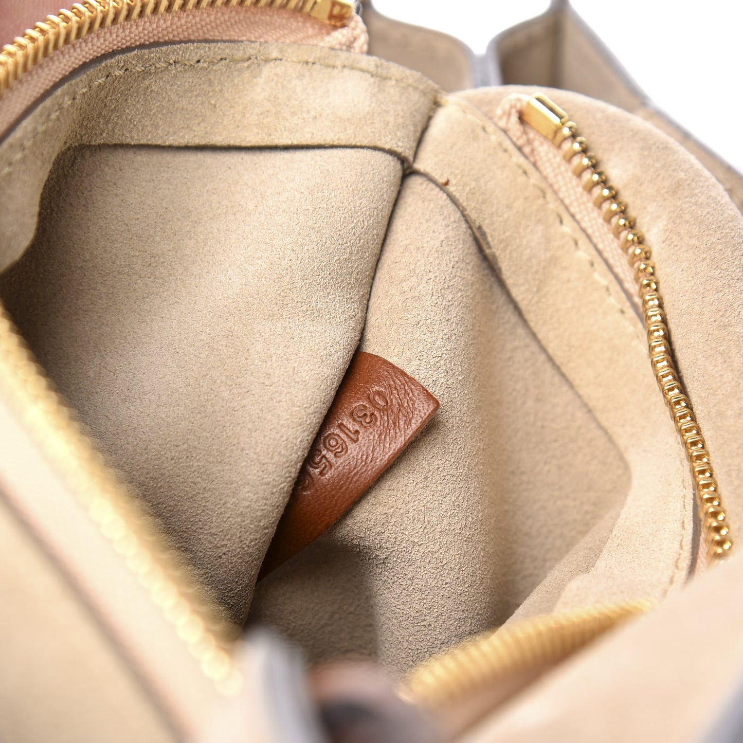 Suede Calfskin Medium Faye Shoulder Bag Tobacco