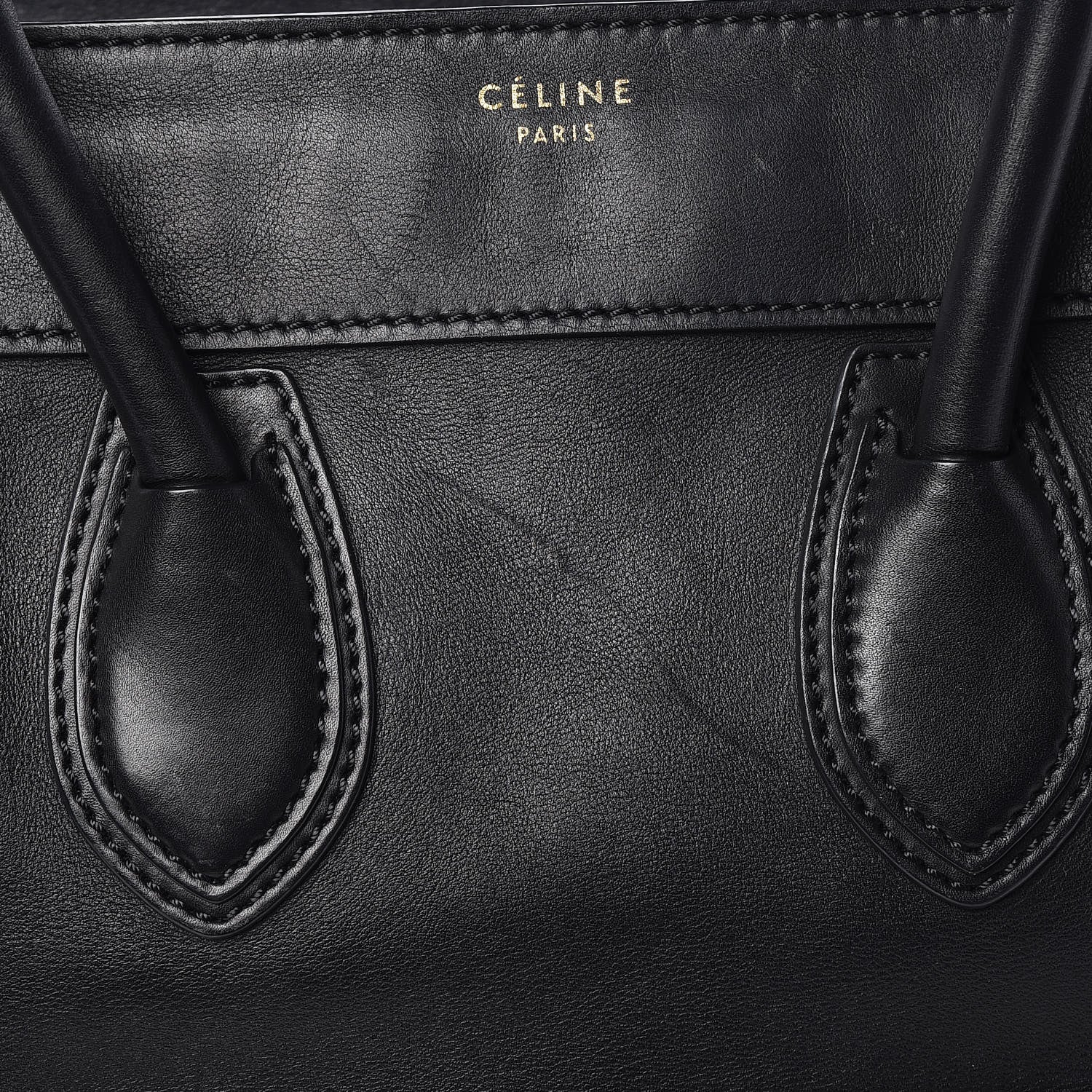 Celine Smooth Calfskin Mini Luggage Black 18 of 21