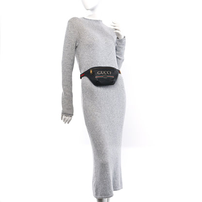 Gucci Grained Calfskin Small Logo Belt Bag Black 2 of 11