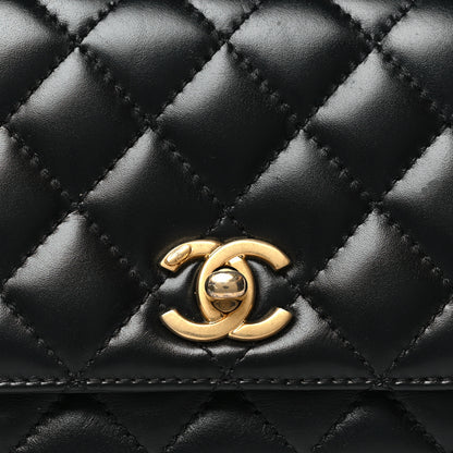 Chanel Calfskin Quilted Extra Mini Coco Handle Flap Black 8 of 11