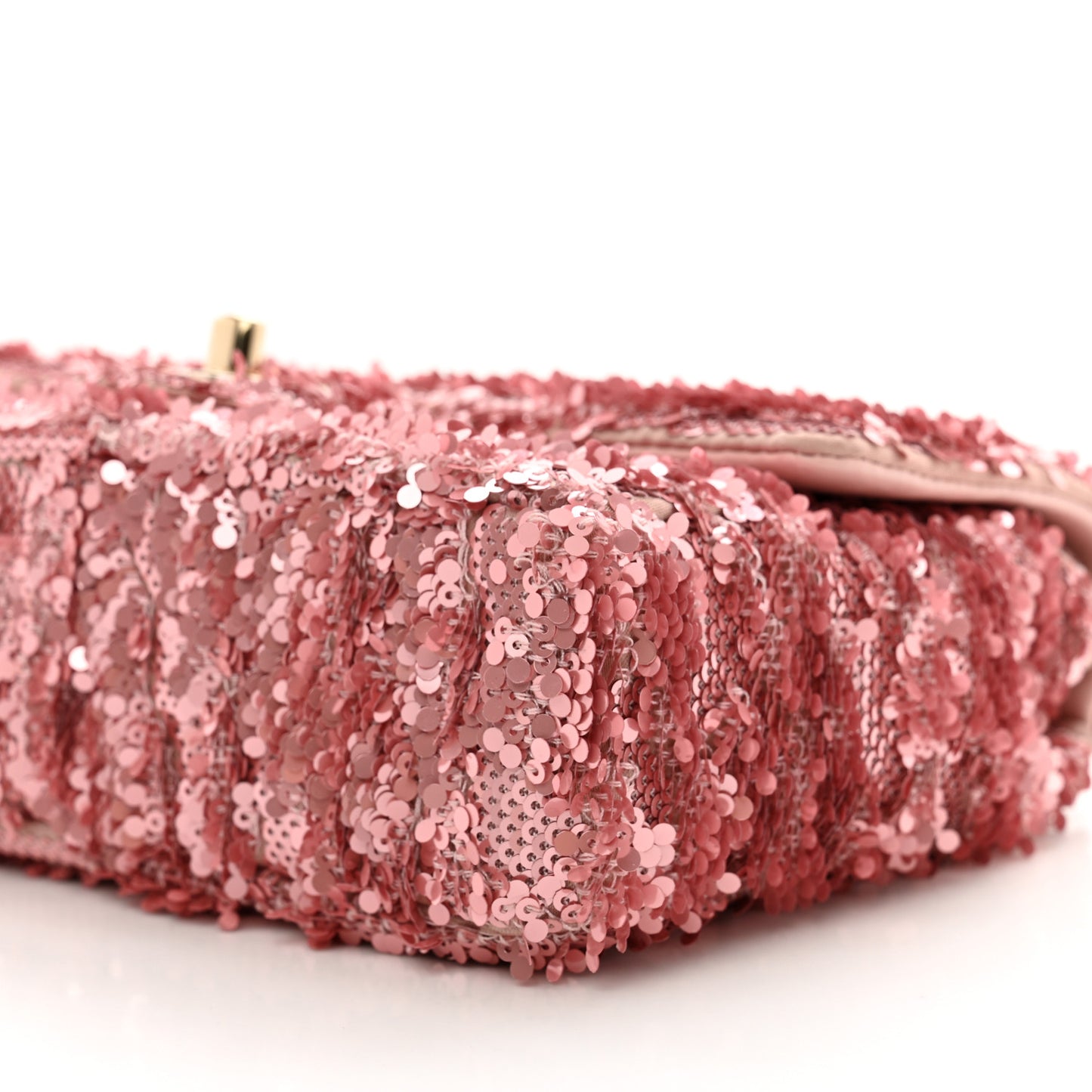 Sequin Mini Rectangular Flap Pink