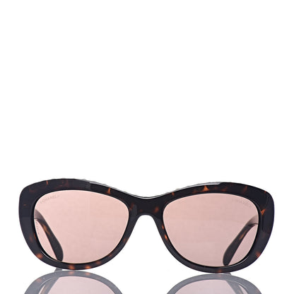 Chanel Freshwater Cultured Pearl Butterfly Sunglasses 6038 H Tortoise 2 of 7