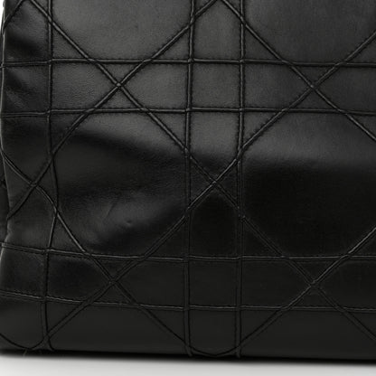 Christian Dior Lambskin Macrocannage Granville Tote Black 12 of 12