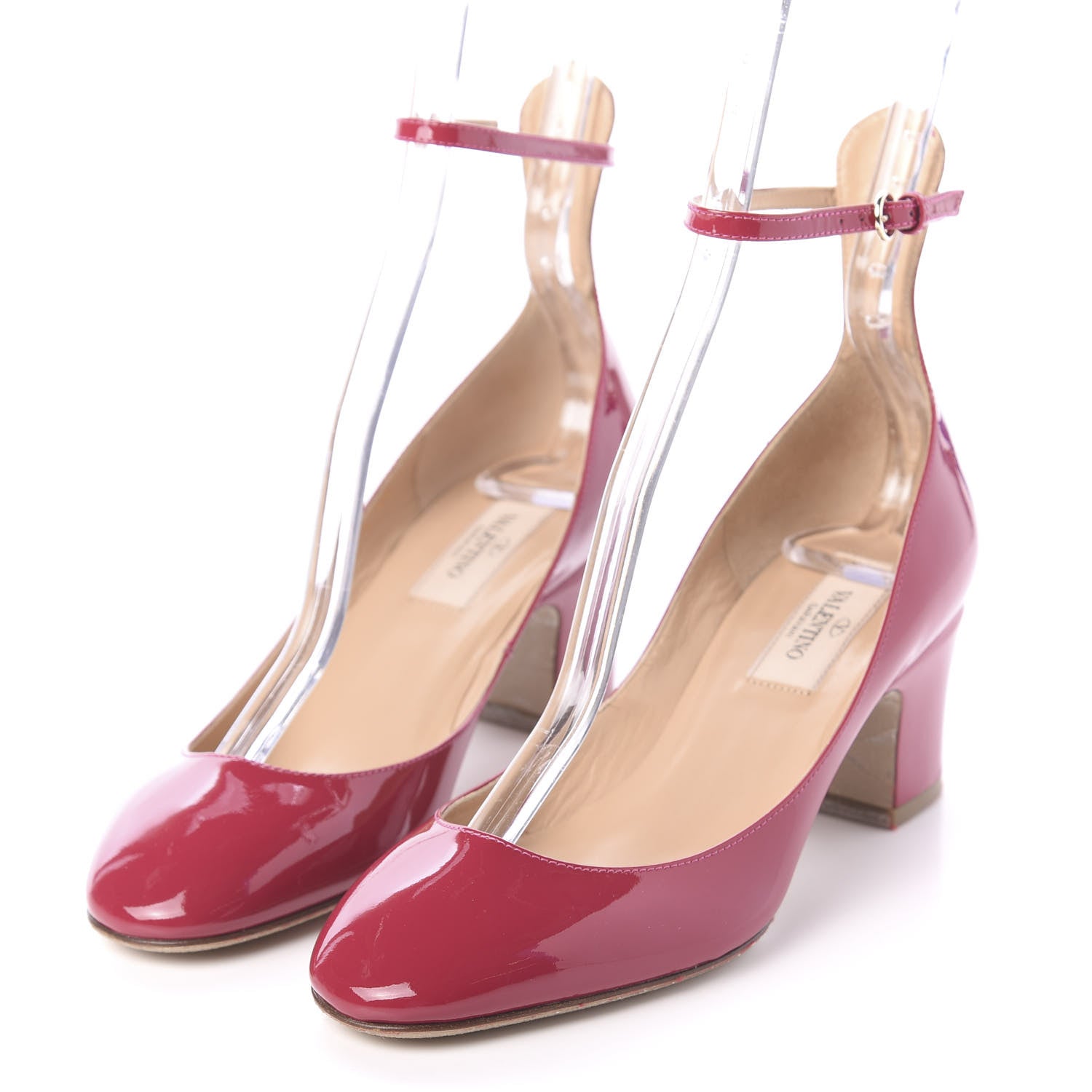 Valentino Garavani Patent Tan-Go Mary Jane 60mm Pumps 36 Deep Cyclamin 3 of 9
