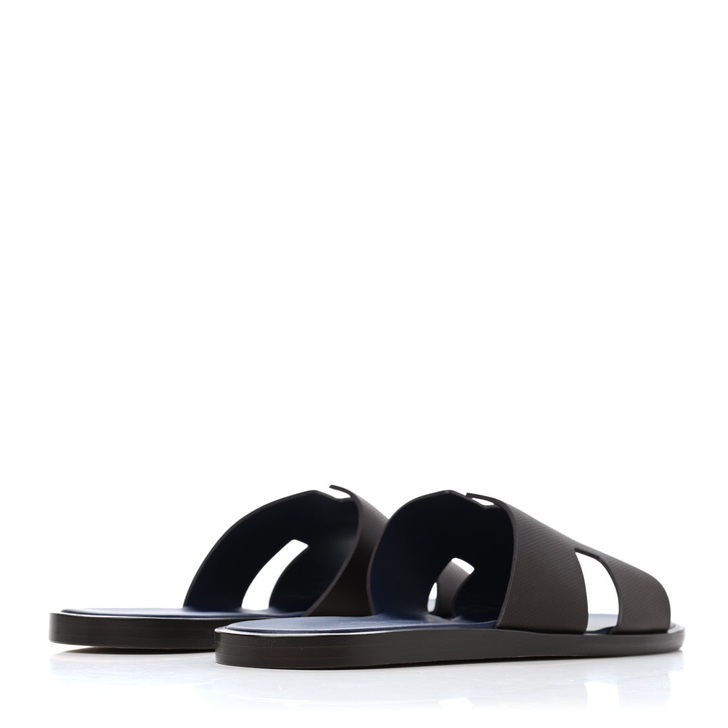 Hermes Epsom Mens Izmir Sandals 44 Cafe Bleu Riva 3 of 4