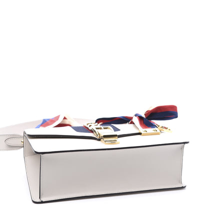 Gucci Calfskin Small Sylvie Shoulder Bag White 3 of 15