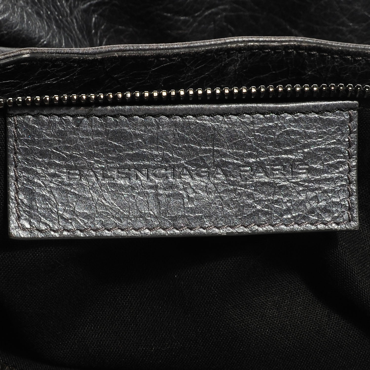 Balenciaga Agneau Velo Argent Fonce 4 of 13