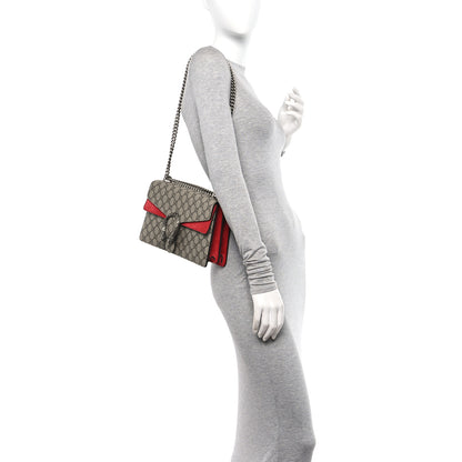 Gucci GG Supreme Monogram Small Dionysus Shoulder Bag Red 2 of 11