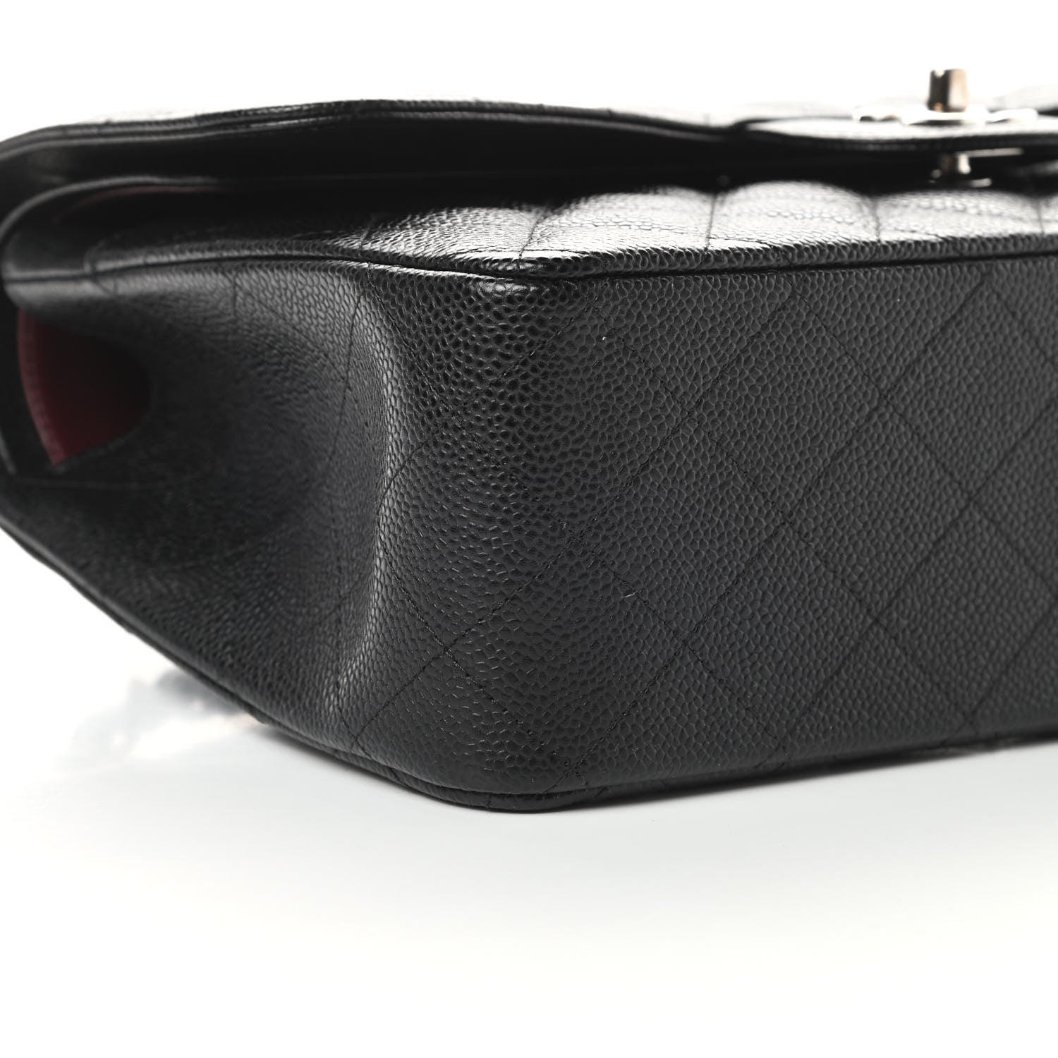 Chanel Caviar Quilted Jumbo Double Flap Black 10 of 12
