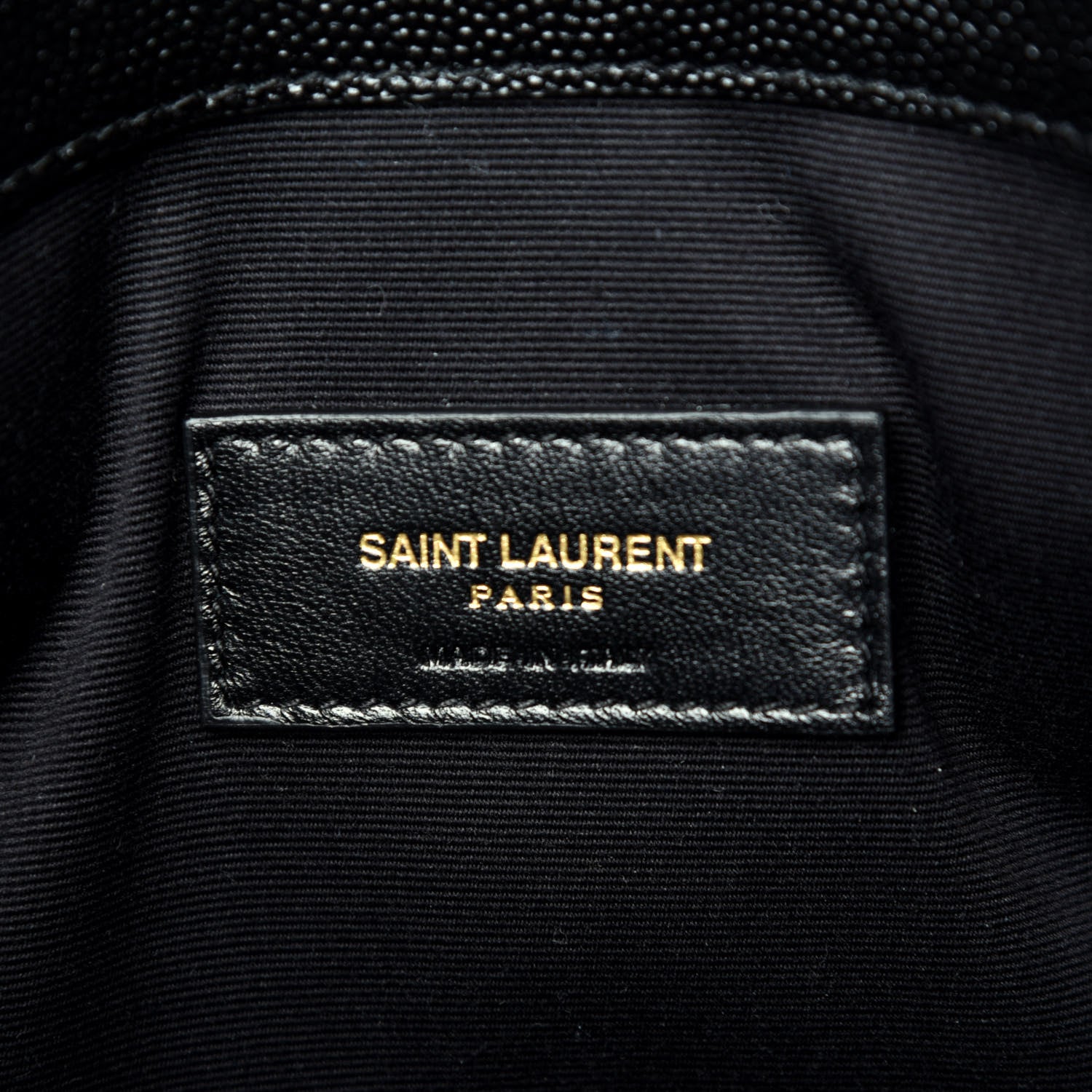 Saint Laurent Grain De Poudre Uptown Pouch Black 12 of 22