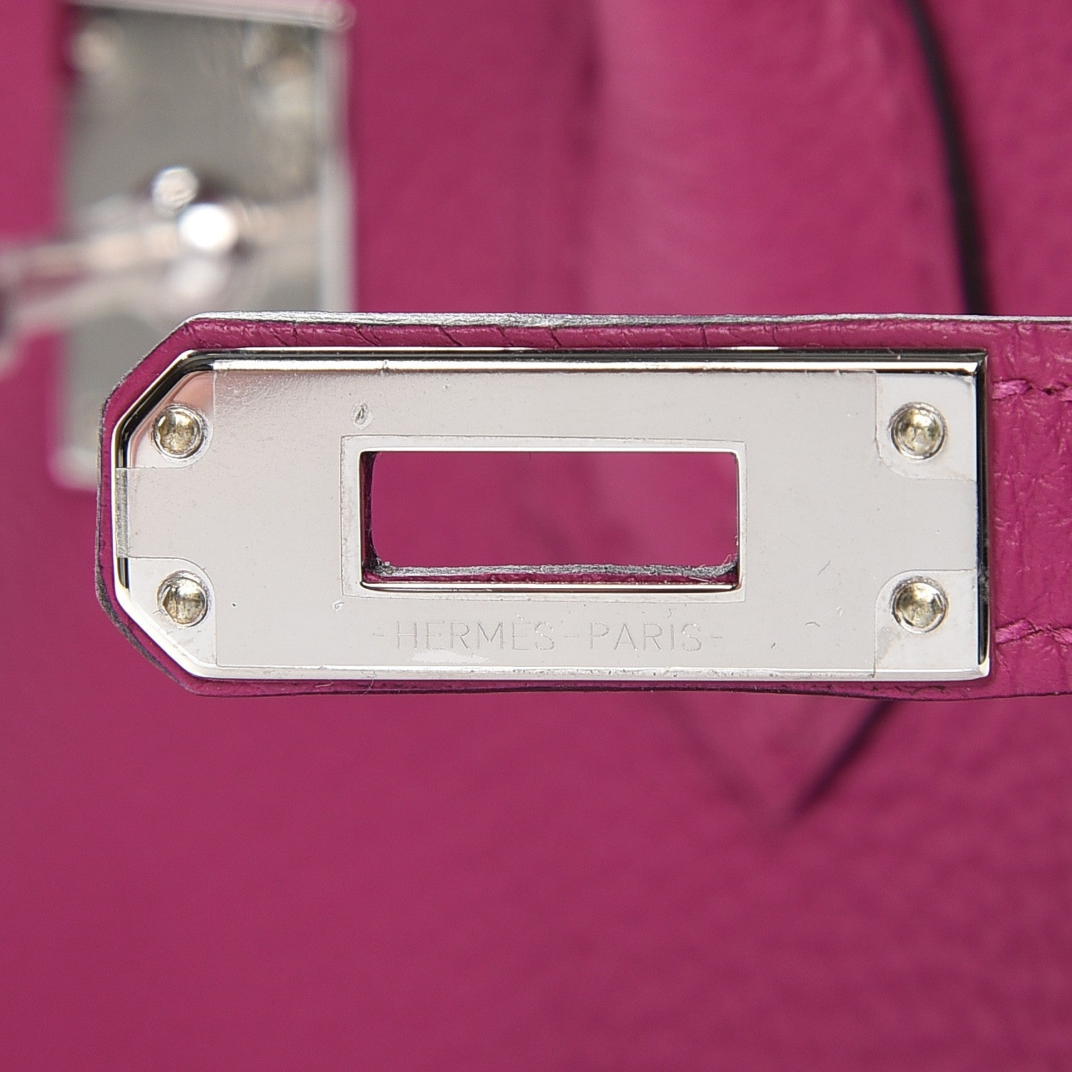 Hermes Togo Birkin 25 Rose Pourpre 17 of 36