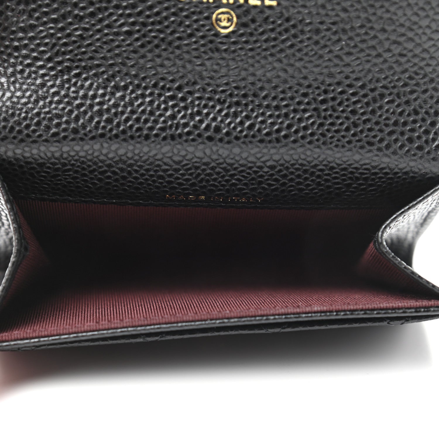 Chanel Caviar Quilted Flap Card Holder Wallet Black 5 of 8
