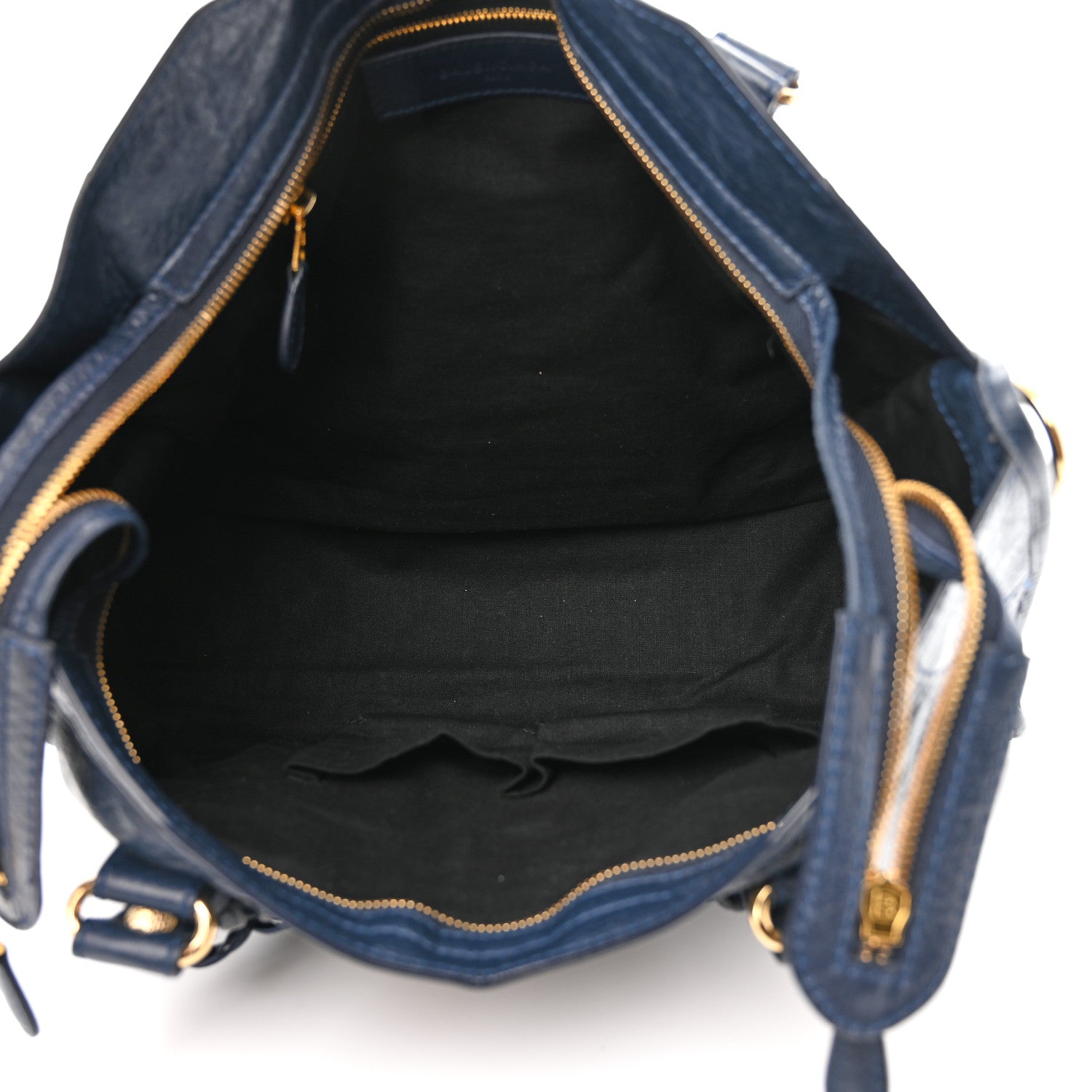 Balenciaga Agneau Giant 12 Gold Hardware City Bleu Obscur 5 of 10