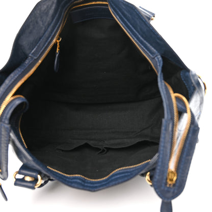 Balenciaga Agneau Giant 12 Gold Hardware City Bleu Obscur 5 of 10