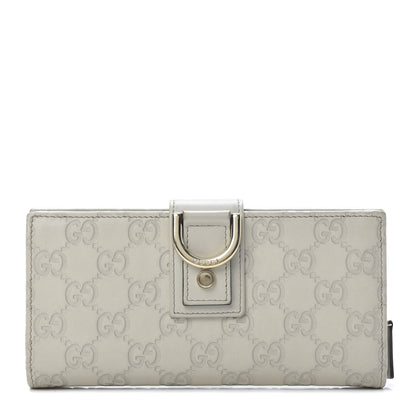 Gucci Guccissima Abbey Continental Wallet Off White 1 of 11