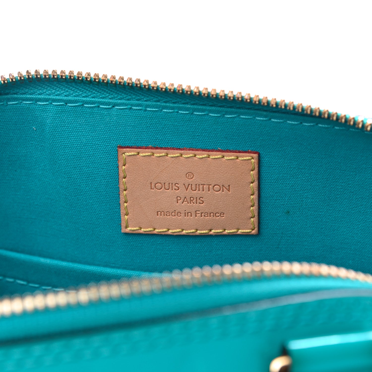 Louis Vuitton Vernis Alma BB Turquoise 8 of 14
