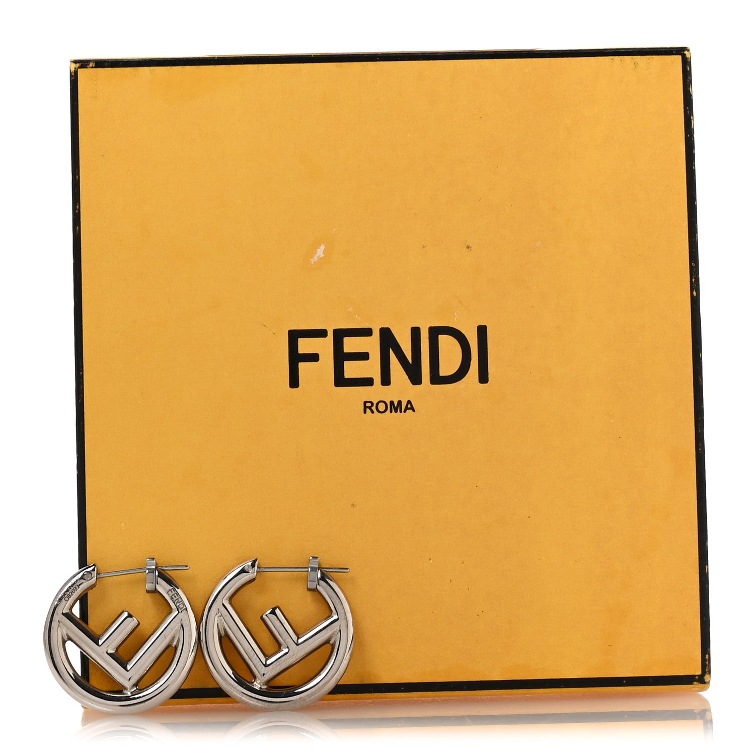 Fendi Metal F is Fendi Hoop Earrings Silver 5 of 5