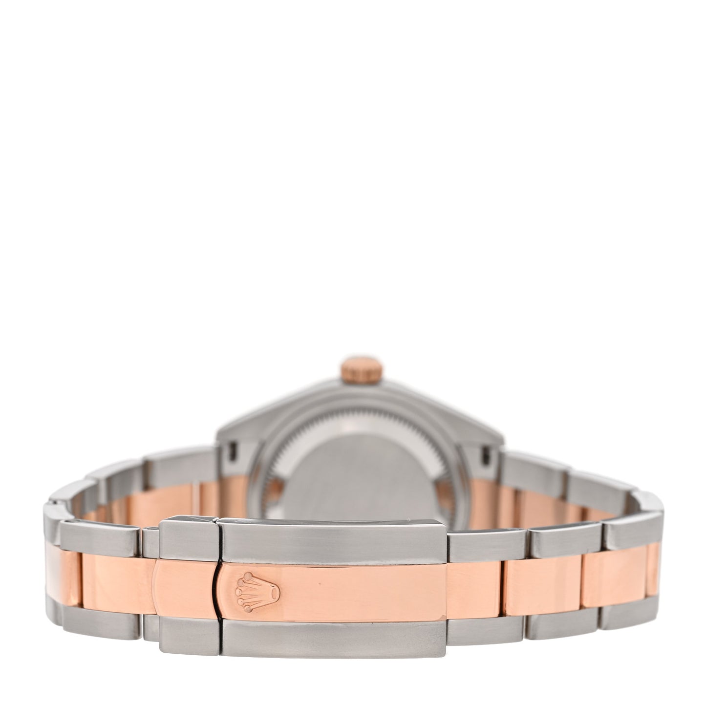 Stainless Steel 18K Everose Gold 28mm Oyster Perpetual Datejust Watch Chocolate Roman 279171