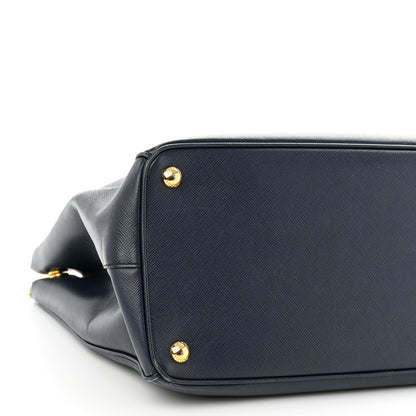 Prada Saffiano Medium Galleria Double Zip Tote Baltico 8 of 14