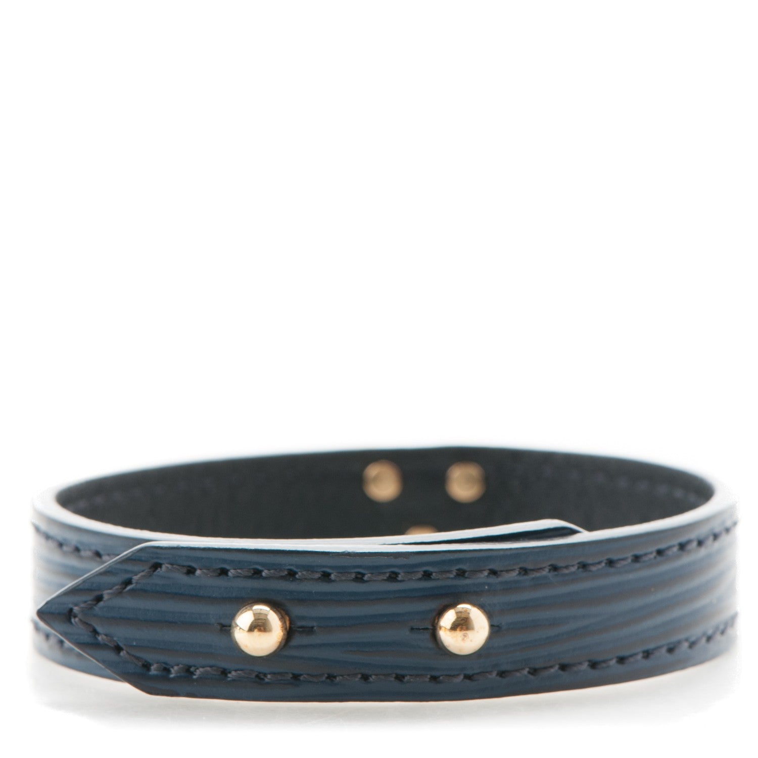 Louis Vuitton Epi Essential V Bracelet 17 Indigo 5 of 8