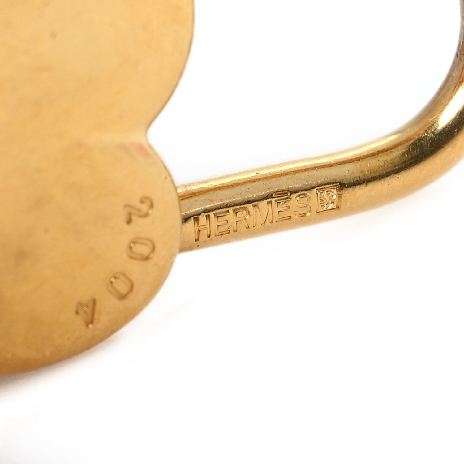 Hermes Annee De La Fantaisie Heart Cadena Lock Gold 4 of 5