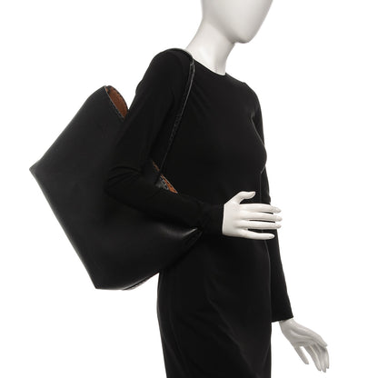 Fendi Cuoio Romano Selleria Bi-Color Large Carla Tote Black Mou 2 of 7