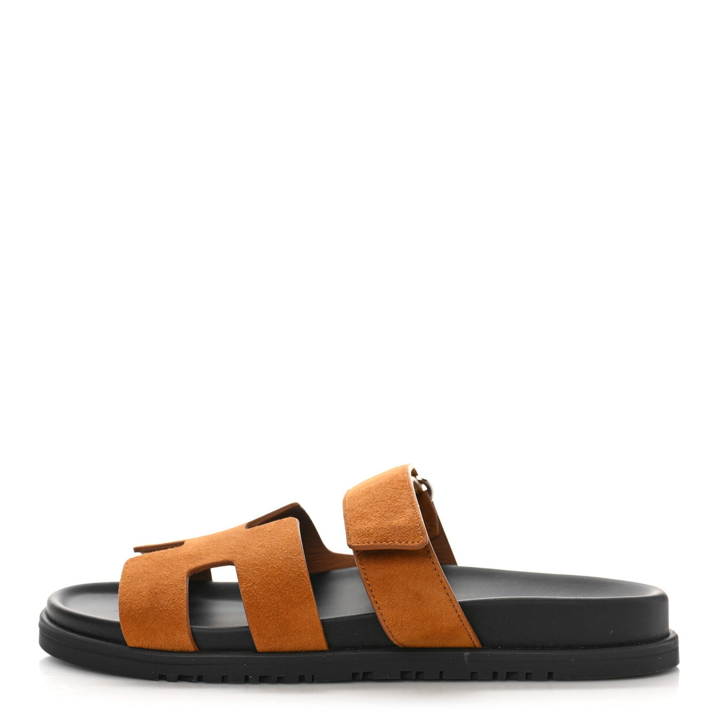 Suede Goatskin Womens Chypre Sandals 38 Naturel