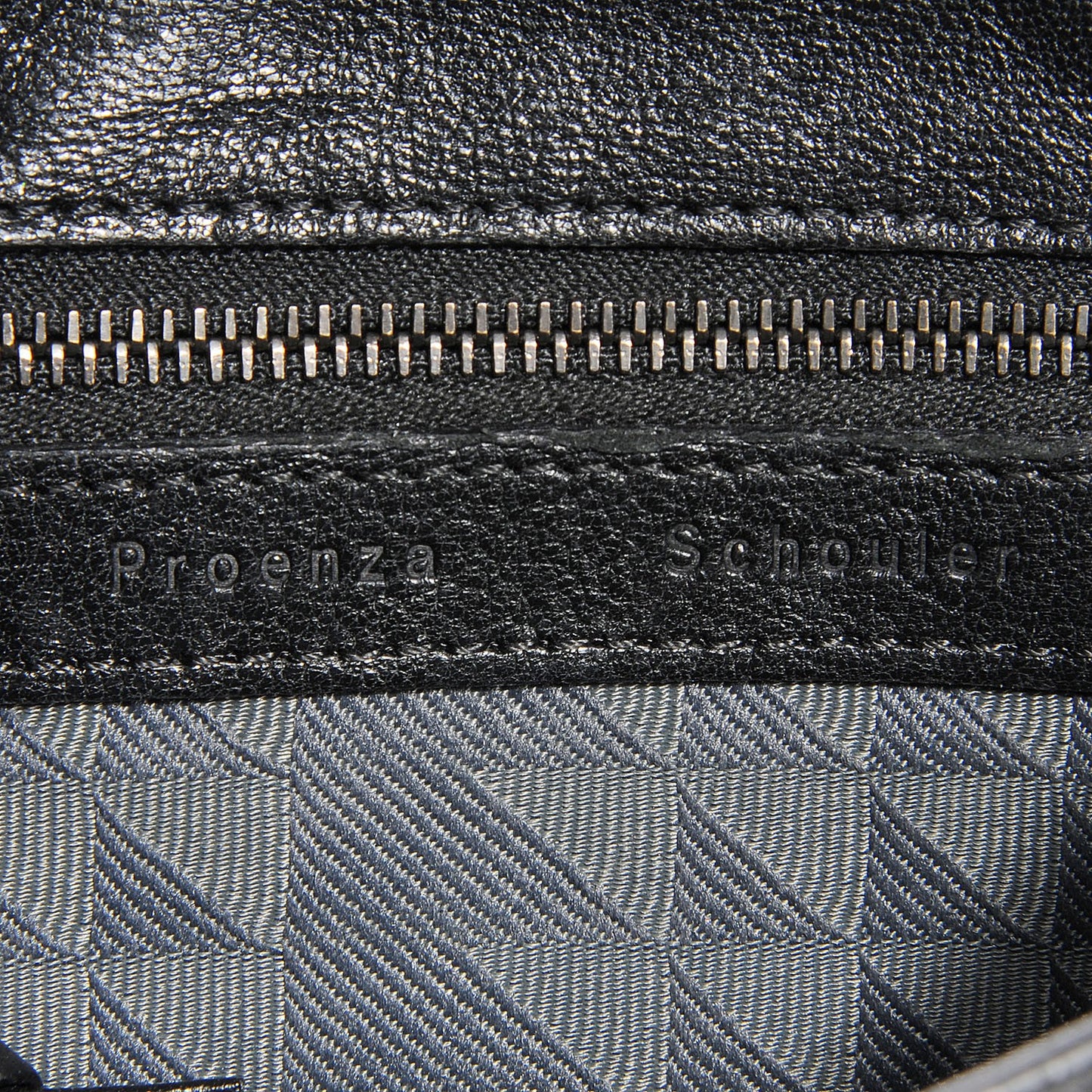 Leather PS1 Pouch Messenger Bag Black