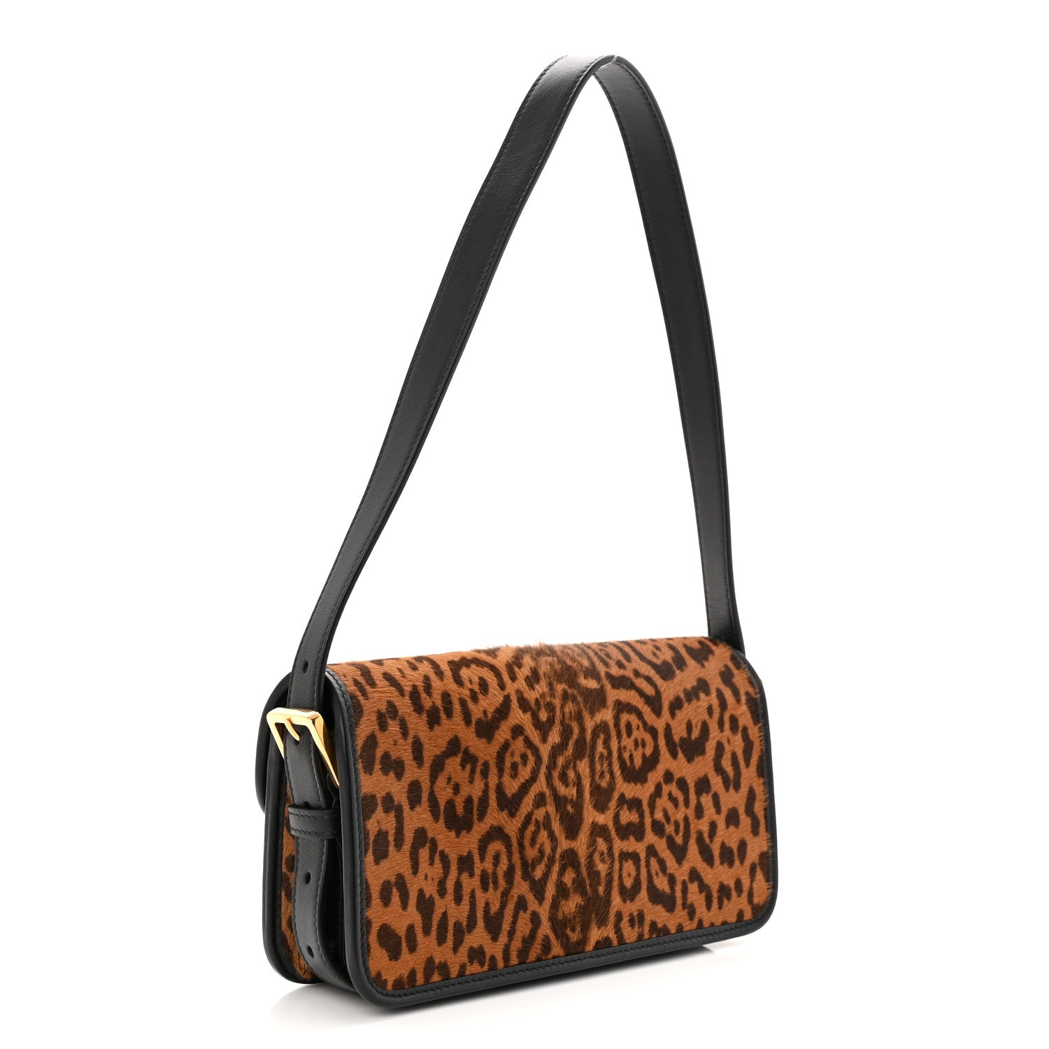 Christian Dior Calfskin Pony Hair Leopard Print Miss Dior Flap