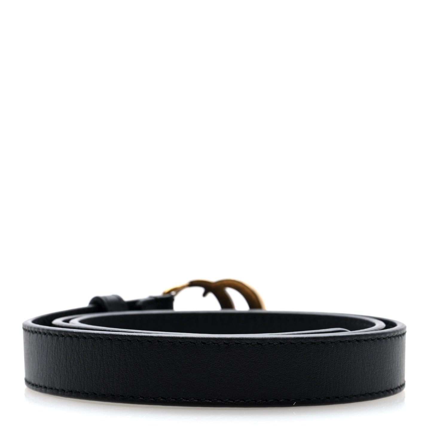 Calfskin Double G 20mm Belt 75 30 Black