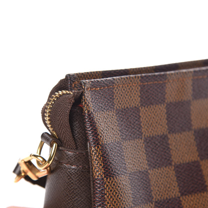 Louis Vuitton Damier Ebene Trousse Make Up Bag Pochette 10 of 10