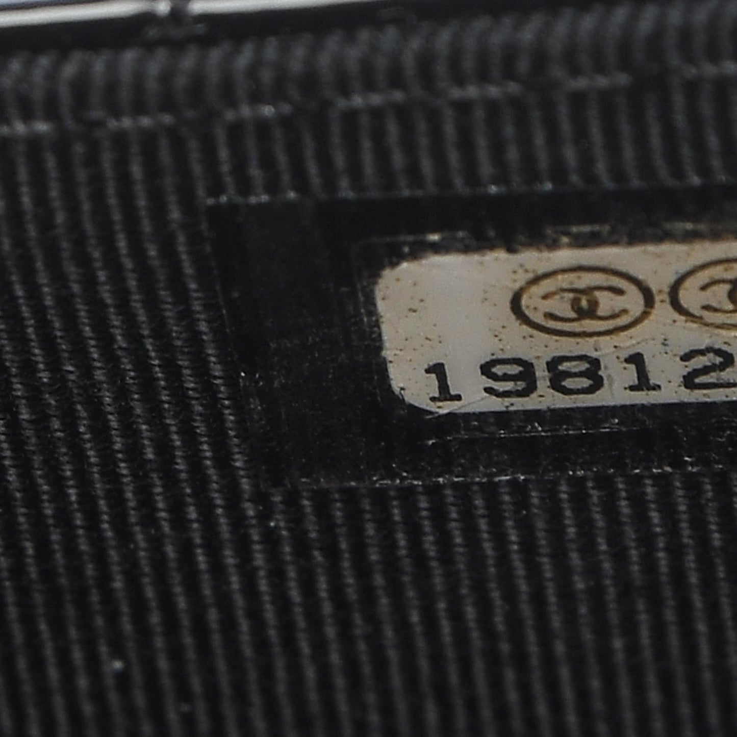 Patent Calfskin Quilted Small Flap Wallet Black