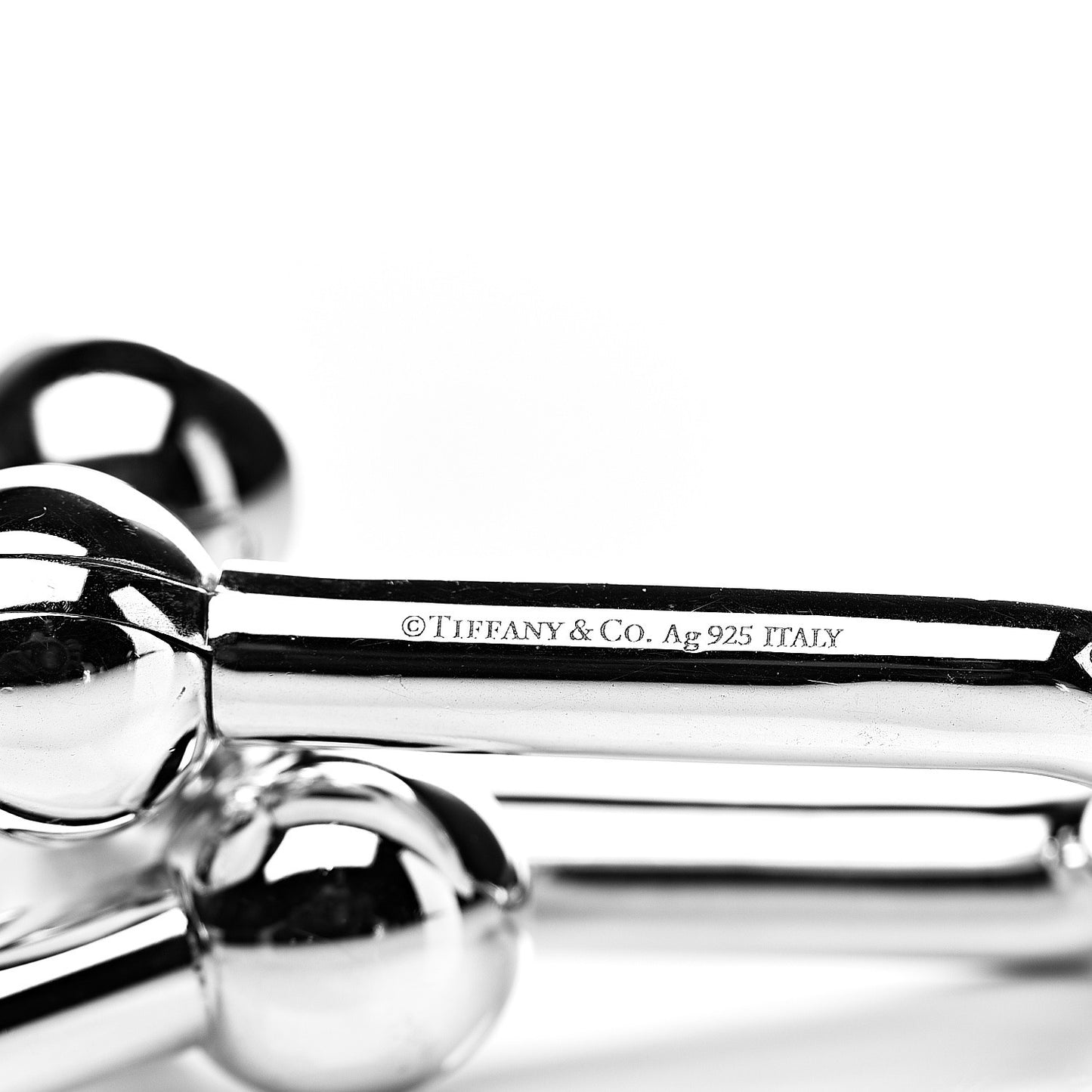 Sterling Silver Extra Large HardWear Link Earrings