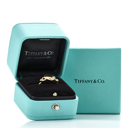 Tiffany 18K Yellow Gold Return to Tiffany Full Heart Ring 53 6.25 6 of 6