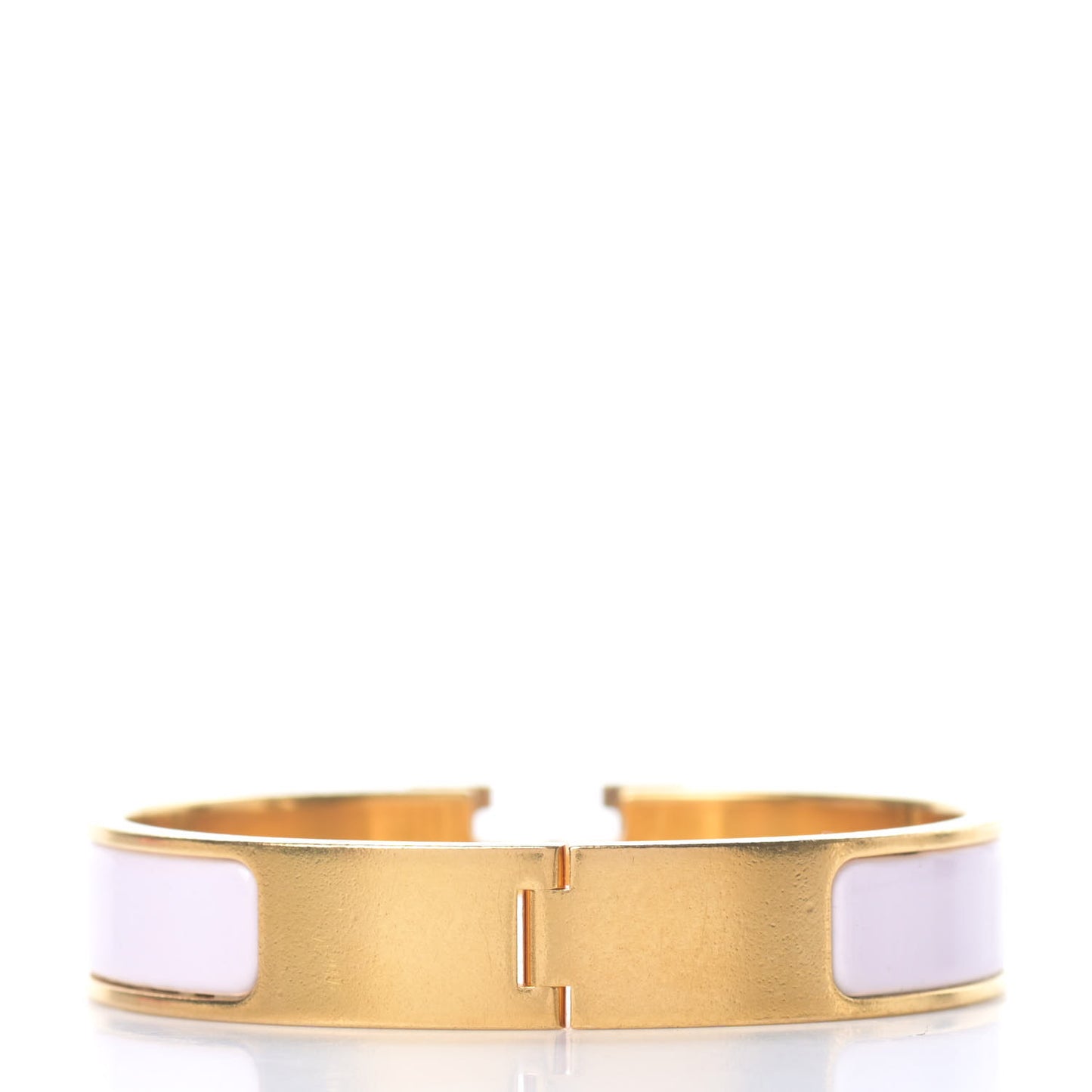 Enamel Narrow Clic Clac H Bracelet PM Rose Dragee