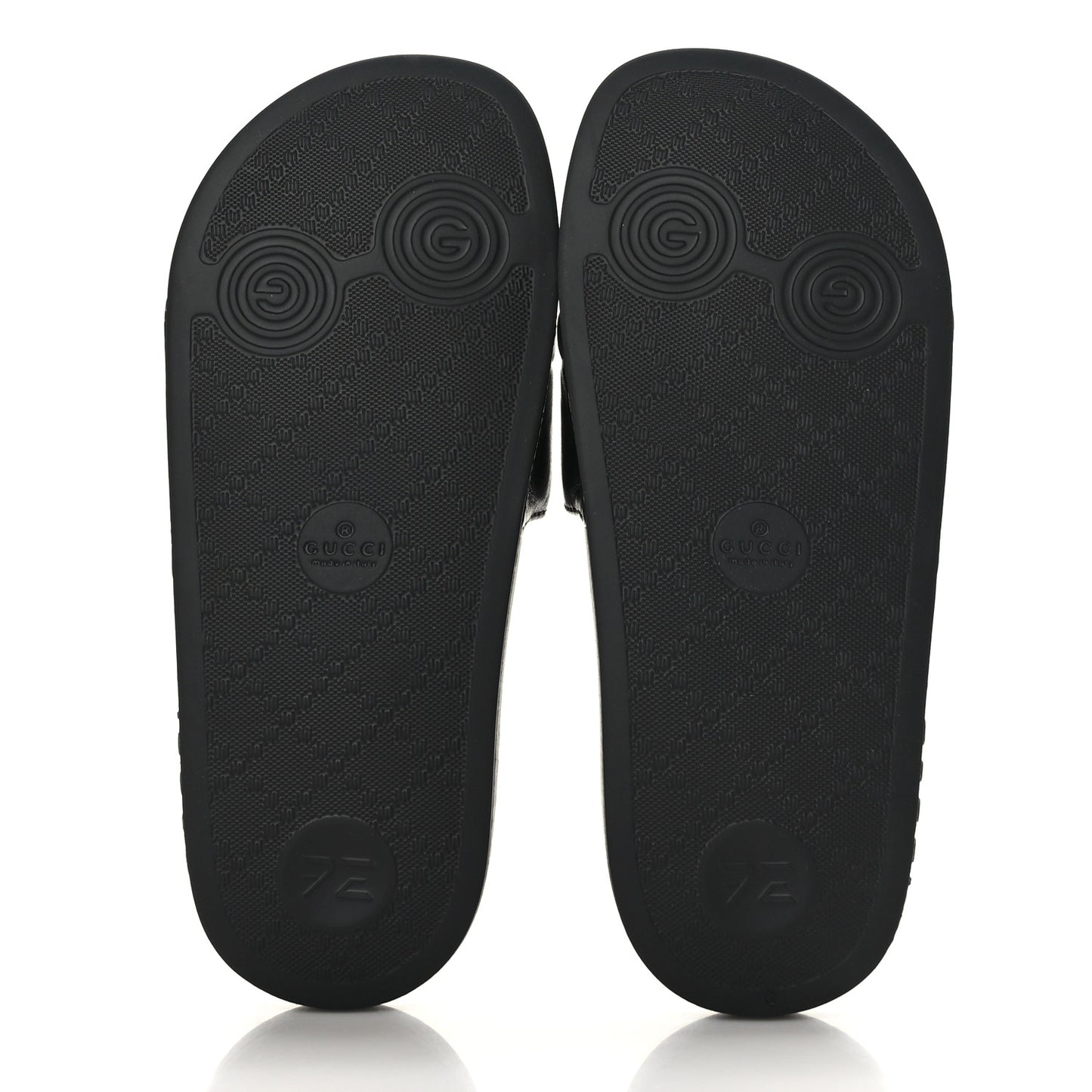 Rubber Womens Pursuit Pool Slide Sandals 35 Black
