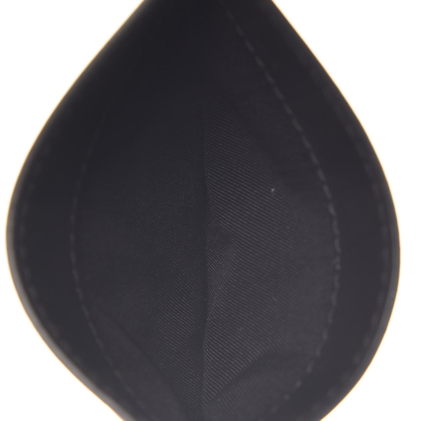 Patent Calfskin Palazzo Card Holder Black