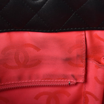 Chanel Calfskin Quilted Medium Cambon Tote Black White 9 of 9