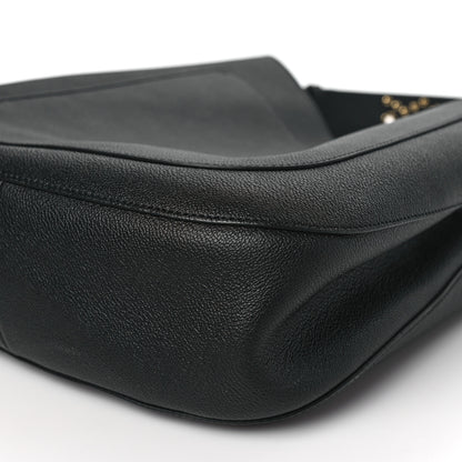 Burberry Soft Grainy Calfskin Small Studded Elmstone Hobo Black 8 of 8