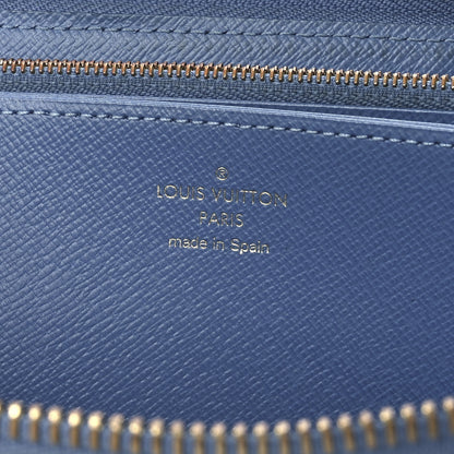 Louis Vuitton Monogram Zippy Wallet Blue Jean 6 of 12