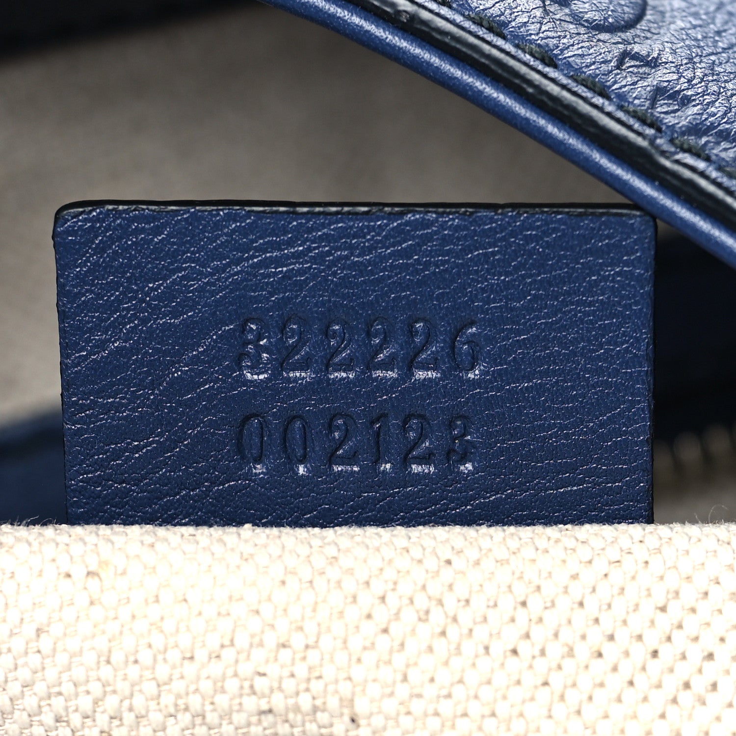Gucci Guccissima Medium Emily Hobo Blue 7 of 11