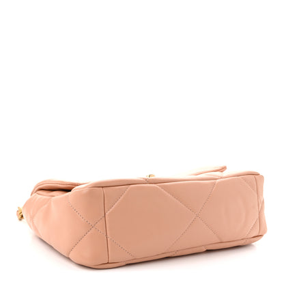 Chanel Lambskin Quilted Medium Chanel 19 Flap Beige 4 of 11