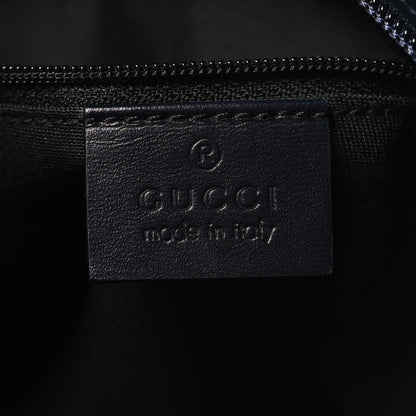 Gucci GG Supreme Monogram Web Flat Messenger Bag Navy 6 of 10