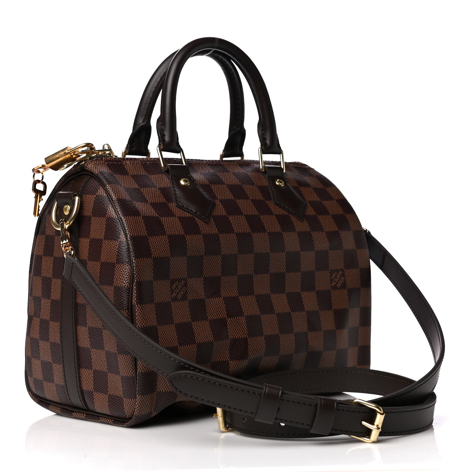 Louis Vuitton Damier Ebene Speedy Bandouliere 25 3 of 12