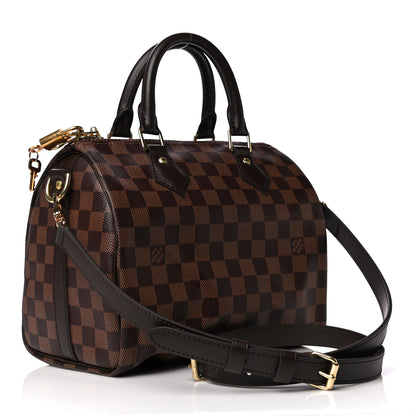 Louis Vuitton Damier Ebene Speedy Bandouliere 25 3 of 12