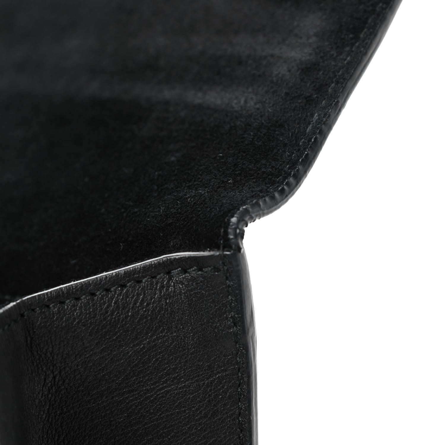 Saint Laurent Calfskin Classic Y Ligne Clutch Black 5 of 7