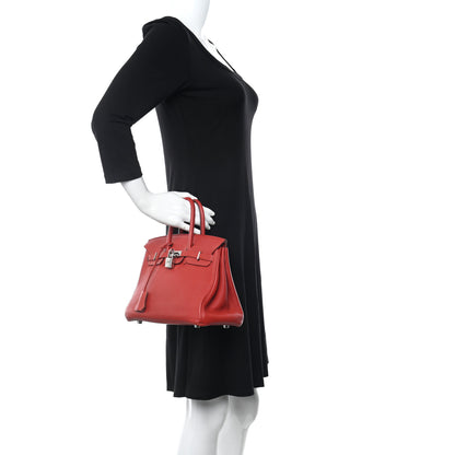 Hermes Togo Birkin 25 Rouge Garance 2 of 17